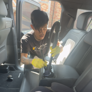Interior car valet delivered by Clean Me
