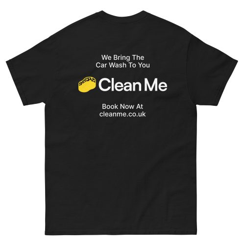 Clean Me Unisex Classic Tee - Black
