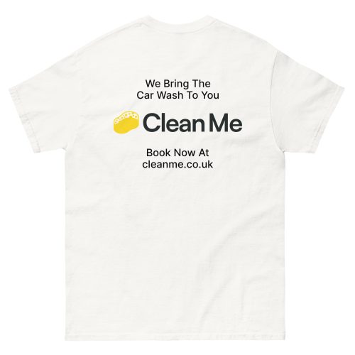 Clean Me Unisex Classic Tee - White